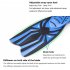 1 Pair Adjustable Swimming Fins Long Flippers Diving Shoes for Snorkeling Diving Swimming Training Blue Xl 45 47