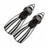 1 Pair Adjustable Swimming Fins Long Flippers Diving Shoes for Snorkeling Diving Swimming Training Blue Xl 45 47