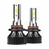 1 Pair Aluminum Alloy Car  Led  Headlight F2 White Light 12000 min Ip68 Waterproof Heatproof Motorcycle Light 9006 HB4