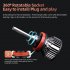 1 Pair Aluminum Alloy Car  Led  Headlight F2 White Light 12000 min Ip68 Waterproof Heatproof Motorcycle Light H8 H9 H11