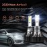 1 Pair Aluminum Alloy Car  Led  Headlight F2 White Light 12000 min Ip68 Waterproof Heatproof Motorcycle Light H3