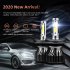 1 Pair Aluminum Car  Led  Headlight Ip68 Waterproof Heatproof 6000k 12000 min Cob Bulbs H4 HB2 9003