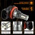 1 Pair Aluminum Car Led High brightness Fog Lamp Headlights Waterproof Fog Lights H4