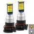 1 Pair Aluminum Car V6 High brightness Dual color Fog Lamp Car Light 5202