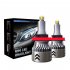 1 Pair Aluminum Car Headlights 1904 12000 min 6000k Ip68 Waterproof Heatproof Led Lamp H8 H9 H11