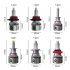 1 Pair Aluminum Car Headlights 1904 12000 min 6000k Ip68 Waterproof Heatproof Led Lamp H8 H9 H11