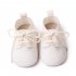 1 Pair Baby Girls Boys Toddler Shoes Non slip Wear resistant Soft Sole Lace Up Solid Color Sneakers coffee 6 9M Bottom length 12cm