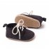 1 Pair Baby Girls Boys Toddler Shoes Non slip Wear resistant Soft Sole Lace Up Solid Color Sneakers White 6 9M Bottom length 12cm