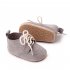 1 Pair Baby Girls Boys Toddler Shoes Non slip Wear resistant Soft Sole Lace Up Solid Color Sneakers White 6 9M Bottom length 12cm