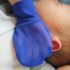1 Pair Baby Gloves Newborn Infant Anti grab Thin Glove Breathable High Elastic Soft Mesh Hand Cover sapphire