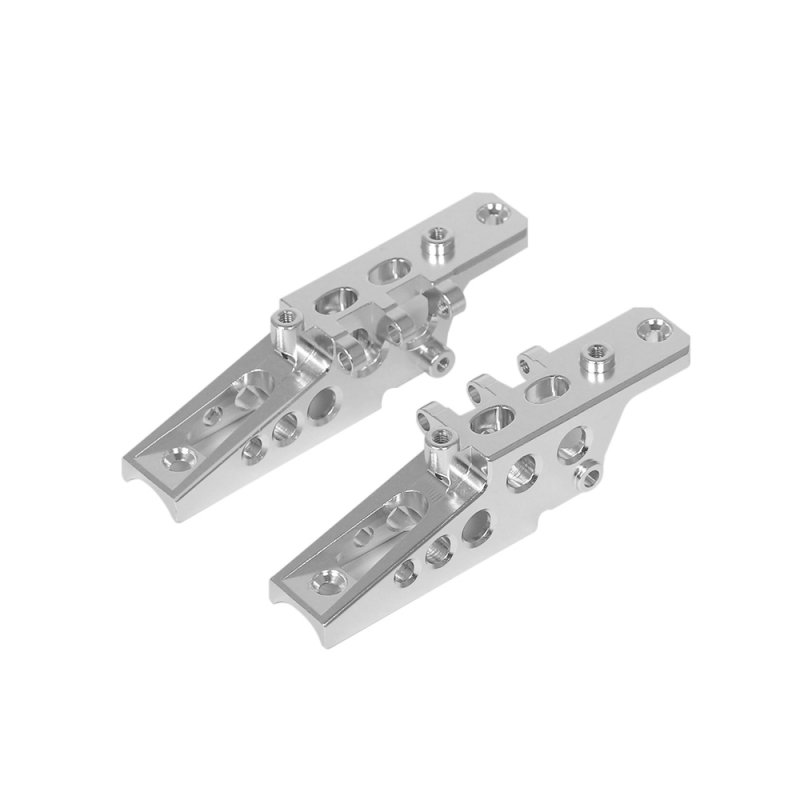 1 Pair Black Sliver Front Rear Axle Shock Link Mount for 1/10 RC Crawler Axial Wraith Remote Control Car Accessory Silver