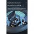 1 Pair Bluetooth Earphones BT500 Bone Conduction Stereo Surround Sound Noise Cancellation Wireless Headset White