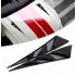 1 Pair Car Exterior Decoration Car Hood Stickers Black Universal Side Air Intake Flow Vent Cover Decorative Car styling  black