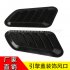 1 Pair Car Fake Vent Air Outlet Leaf shaped Adhesive Universal Modified Hood Decoration black