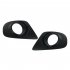 1 Pair Car Fog Light Grille Cover Lamp Frame Fog Light Trim Bezel Cap Compatible For Journey Freemont 11 19 Models Replaces 68088686AB 68088687AB black