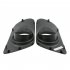 1 Pair Car Fog Light Grille Cover Lamp Frame Fog Light Trim Bezel Cap Compatible For Journey Freemont 11 19 Models Replaces 68088686AB 68088687AB black