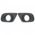 1 Pair Car Fog Light Grille Cover Lamp Frame Fog Light Trim Bezel Cap Compatible For Journey Freemont 11 19 Models Replaces 68088686AB 68088687AB black