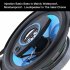 1 Pair Car  Horn  Audio 5 inch Coaxial Horn External Magnetic Type Moving Coil Type Moisture proof Audio Speaker 1371 Car Parts Black blue