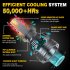 1 Pair Car LED Headlight Bulbs H1 9005 H7 H4 High Power Liquid Cooled Copper Tube Lamp 6000k White Light H11