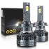 1 Pair Car LED Headlight Bulbs H1 9005 H7 H4 High Power Liquid Cooled Copper Tube Lamp 6000k White Light H4