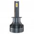 1 Pair Car LED Headlight Bulbs H1 9005 H7 H4 High Power Liquid Cooled Copper Tube Lamp 6000k White Light H1