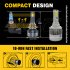 1 Pair Car LED Headlight Bulbs H1 9005 H7 H4 High Power Liquid Cooled Copper Tube Lamp 6000k White Light 9005