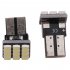 1 Pair Car Led License Plate Light Width Lamp Roof Reading Lights T10 1206 12smd Instrument Modified Light white light