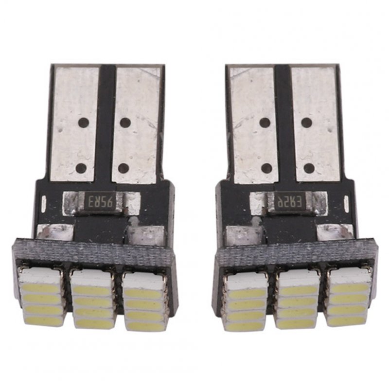 1 Pair Car Led License Plate Light Width Lamp Roof Reading Lights T10-1206-12smd Instrument Modified Light white light
