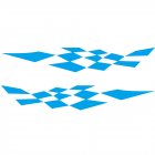 1 Pair <span style='color:#F7840C'>Car</span> <span style='color:#F7840C'>Stickers</span> Racing Sports Stripe Grid Totem Auto Side Body Decals <span style='color:#F7840C'>Car</span> <span style='color:#F7840C'>Sticker</span> blue