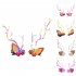 1 Pair Christmas Headband With Night Light Function Fast Flash Slow Flash Constant Light Hair Accessories Styling Tools pinecone antler hairpin