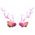 1 Pair Christmas Headband With Night Light Function Fast Flash Slow Flash Constant Light Hair Accessories Styling Tools pine cone antler hair clip