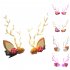 1 Pair Christmas Headband With Night Light Function Fast Flash Slow Flash Constant Light Hair Accessories Styling Tools Pink light hairpin