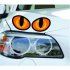 1 Pair Cute Simulation Cat Eyes Car Stickers For Rearview Mirror Car Sticker Car Head Cover Windows Decoration Red black