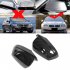 1 Pair Door Side Rearview Mirror Covers Caps Compatible For 5 Series F10 F18 520i 523i 525i 528i 530i 535i 2011 2013 Replaces 51167216369 51167216370 glossy bla