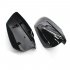 1 Pair Door Side Rearview Mirror Covers Caps Compatible For 5 Series F10 F18 520i 523i 525i 528i 530i 535i 2011 2013 Replaces 51167216369 51167216370 glossy bla