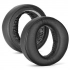 1 Pair Ear Pads Headphones Earpads Soft Foam Cushion Cover Earmuffs Compatible For Jabra Evolve 80 Uc Black