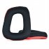 1 Pair Ear Pads Replacement Headset Ear Cups Compatible For Logitech G35 G930 G430 F450 G331 G231 G431 Earmuffs Black and red mesh Item No  3A17