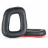 1 Pair Ear Pads Replacement Headset Ear Cups Compatible For Logitech G35 G930 G430 F450 G331 G231 G431 Earmuffs Black and red mesh Item No  3A17