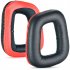 1 Pair Ear Pads Replacement Headset Ear Cups Compatible For Logitech G35 G930 G430 F450 G331 G231 G431 Earmuffs Black and red mesh Item No  3A17