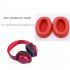 1 Pair Earpads Replacement Sponge Sleeve Earmuff Compatible For Sony Mdr 100abn Wh h900n Headphone red