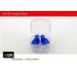 1 Pair Environmental Silicone Spiral Waterproof Dust Proof Earplugs in Box Water Sports Swimming Accessories Blue