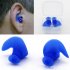 1 Pair Environmental Silicone Spiral Waterproof Dust Proof Earplugs in Box Water Sports Swimming Accessories Pink