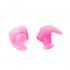 1 Pair Environmental Silicone Spiral Waterproof Dust Proof Earplugs in Box Water Sports Swimming Accessories Pink