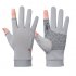 1 Pair Fishing Gloves Outdoor Fishing Protection Anti slip Half Finger Sports Fish Equipment Half finger black One size