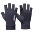 1 Pair Fishing Gloves Outdoor Fishing Protection Anti slip Half Finger Sports Fish Equipment Half finger navy One size