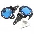 1 Pair Fog Lamp Protective Cover Mesh Lamp Cover Can Flipped For R1200GS F800GS R1250GS F850GS F750GS Blue