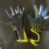 1 Pair Football Goalkeeper Gloves Professional Non slip Breathable Wear resistant Gloves Orange