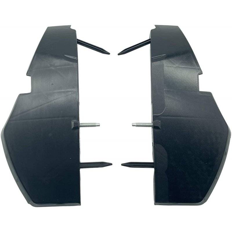1 Pair Front Bumper Side Plastic Bracket OE: 68375014A A68259547AA 68375513AA 68259546AA For Challengers Black