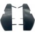 1 Pair Front Bumper Side Plastic Bracket OE  68375014A A68259547AA 68375513AA 68259546AA For Challengers Black