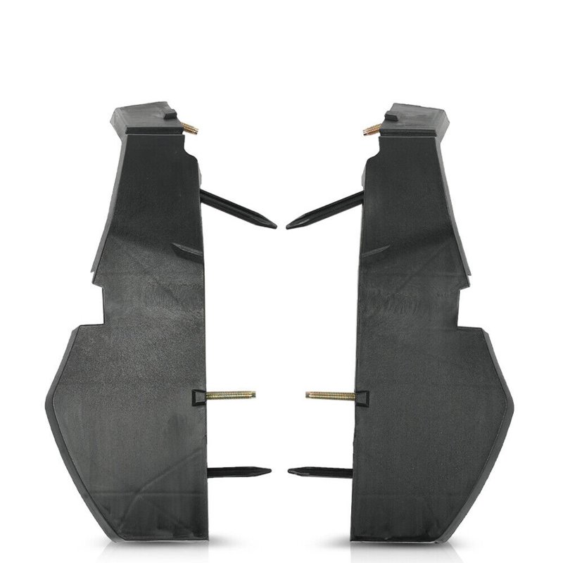 1 Pair Front Bumper Support Brackets Cover Retainer Replacement Compatible For Challenger 2015-2021 Left And Right Side 68375013AA 68375014AA black